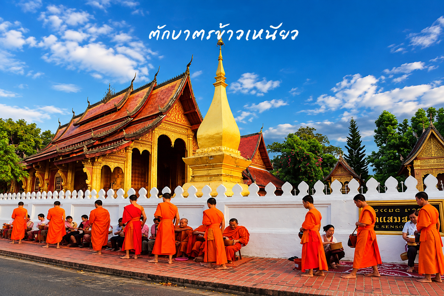 โปรแกรม 4วัน3คืน หนองคาย-เวียงจันทน์-เมืองเฟือง-วังเวียง-หลวงพระบาง วันที่ 4