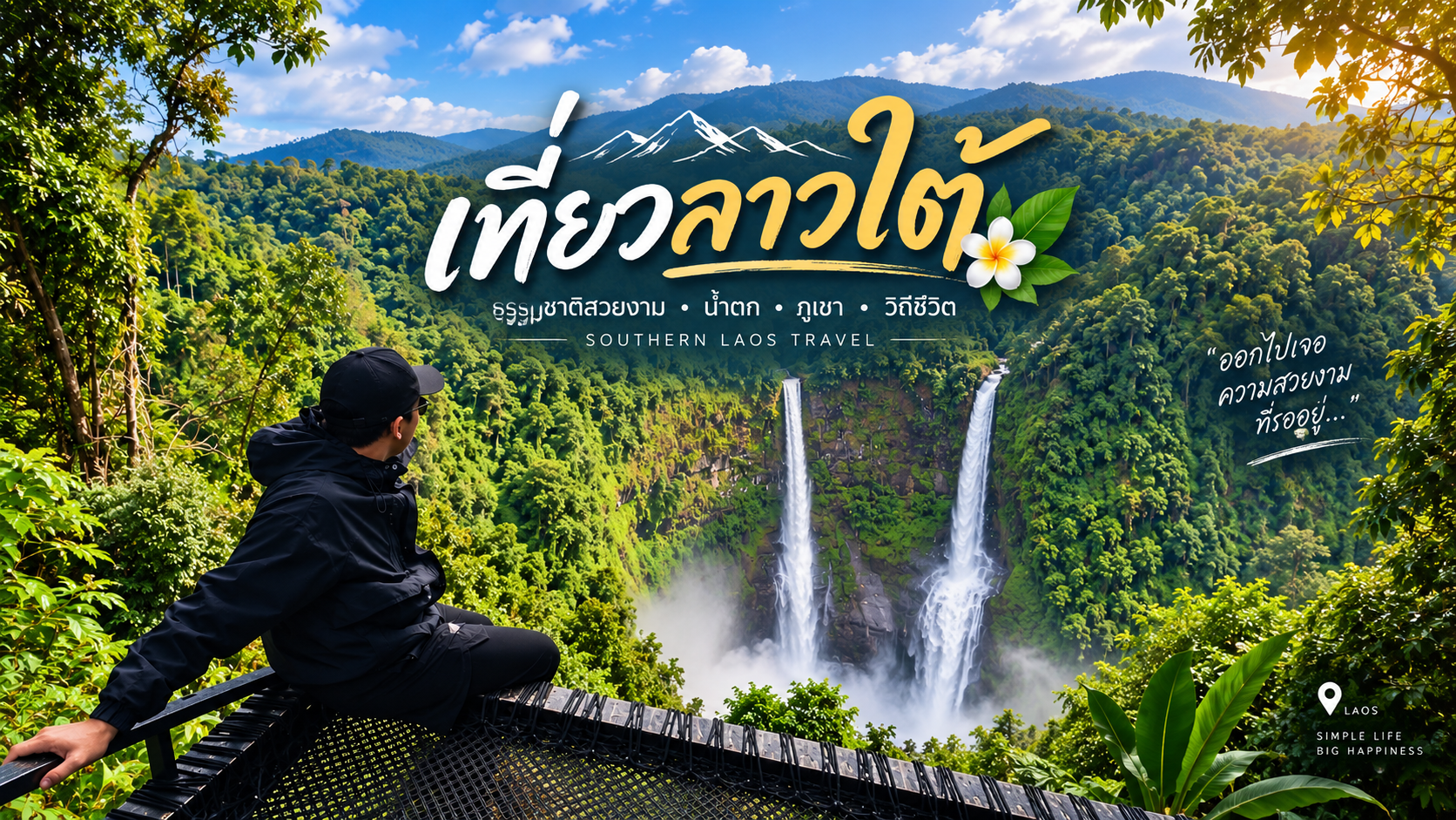 ลาวใต้ โปรแกรม3วัน2คือ ด่านช่องเม็ก-ปากเช-ปากช่อง